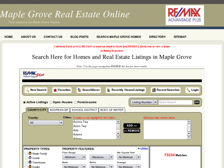 www.maplegroverealestateonline.com