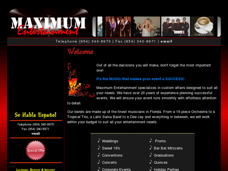 www.maximumentertainmentevents.com