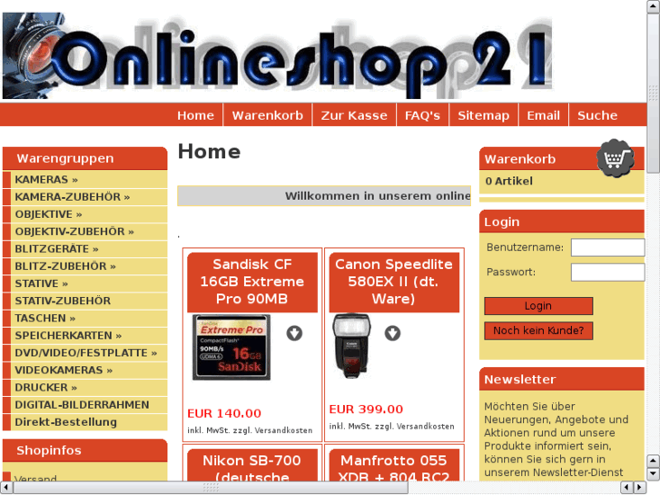 www.onlineshop21.com