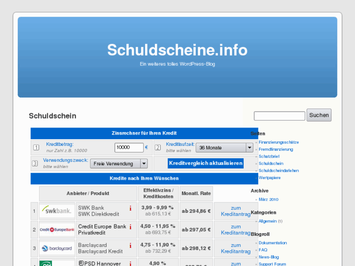 www.schuldscheine.info