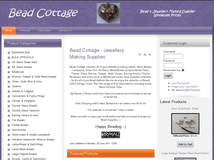 www.beadcottage.co.nz