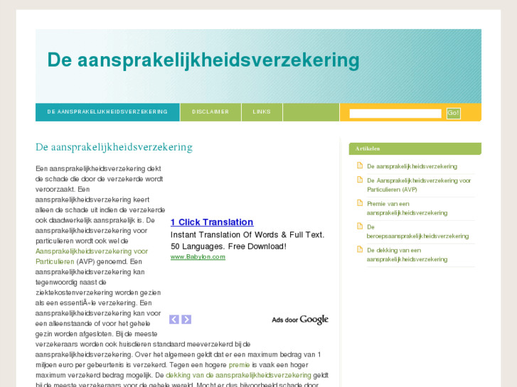 www.de-aansprakelijkheidsverzekering.info