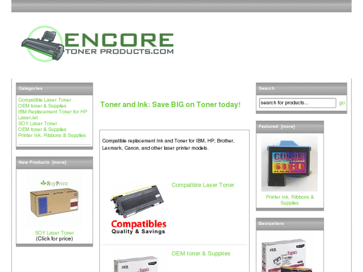 www.encoretonerproducts.com