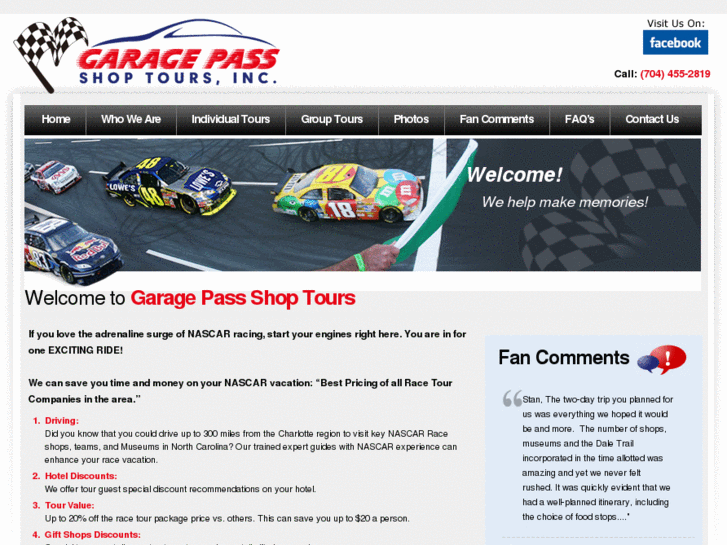 www.garagepassracetours.com