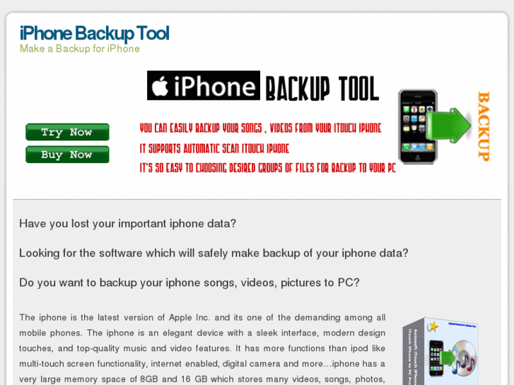 www.iphonebackuptool.com