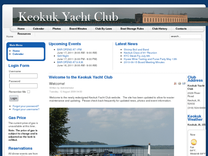 www.keokukyachtclub.com