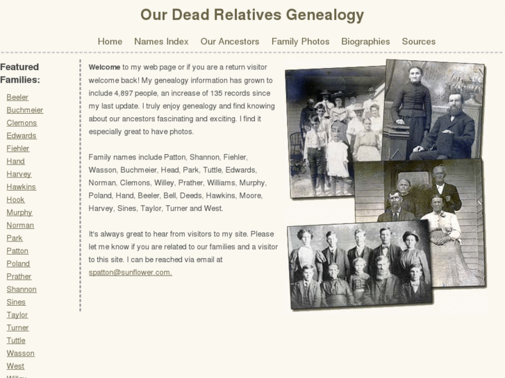 www.ourdeadrelatives.com