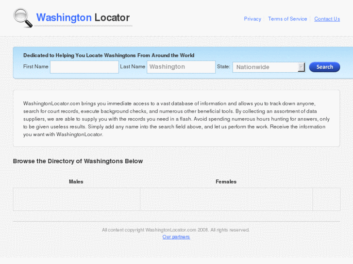 www.washingtonlocator.com