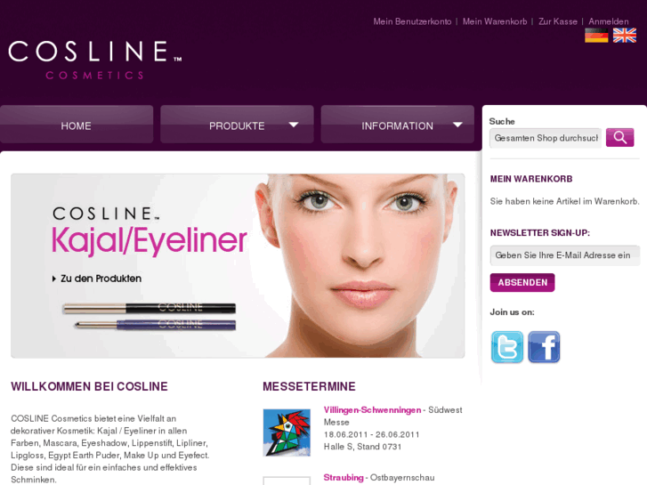 www.cosline-cosmetic.com