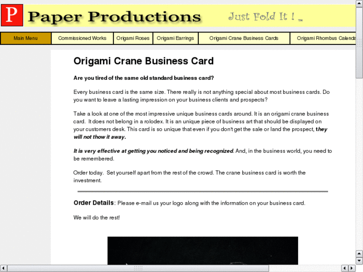 www.origamibusinesscard.com