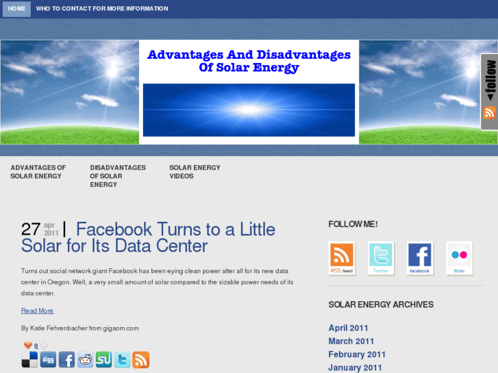 www.advantagesanddisadvantagesofsolarenergy.com