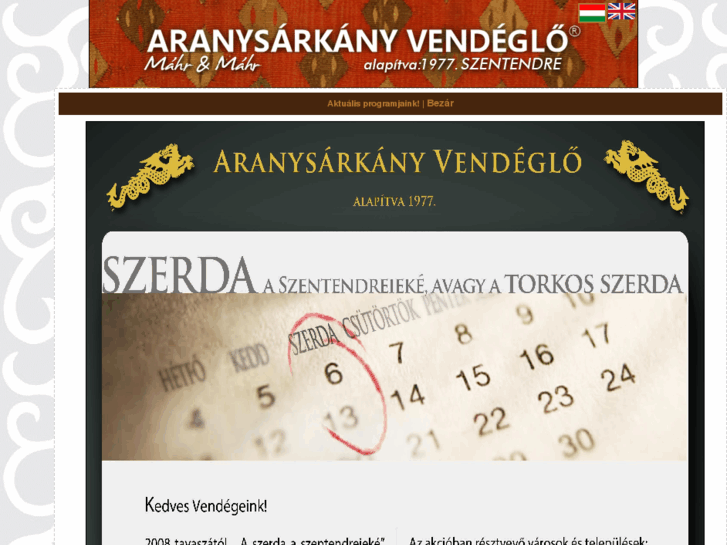 www.aranysarkany.hu