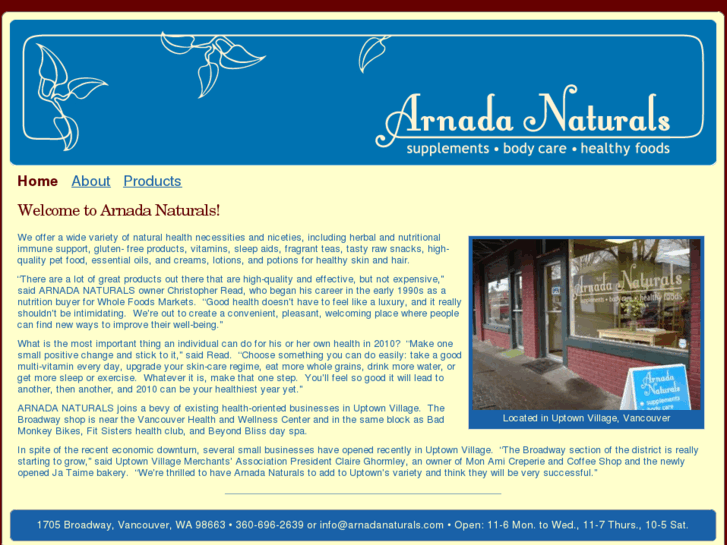 www.arnadanaturals.com