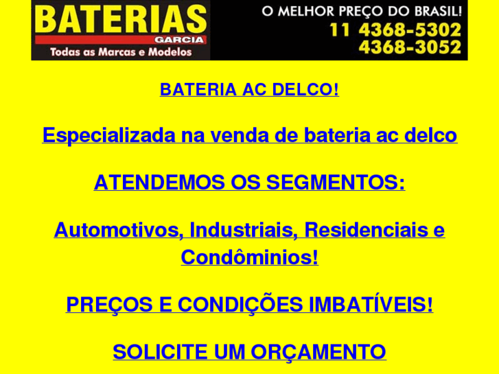 www.bateriasacdelco.net