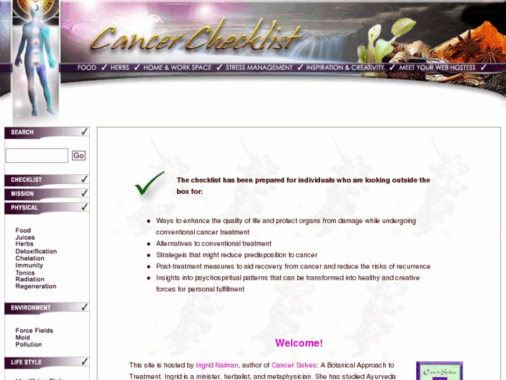 www.cancerchecklist.com