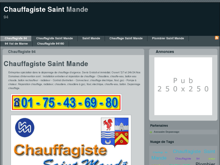 www.chauffagistesaintmande.com