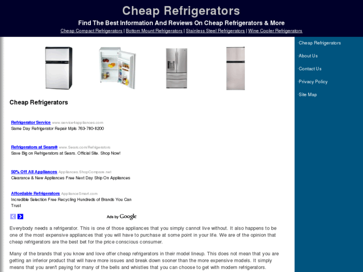 www.cheaprefrigerators.org