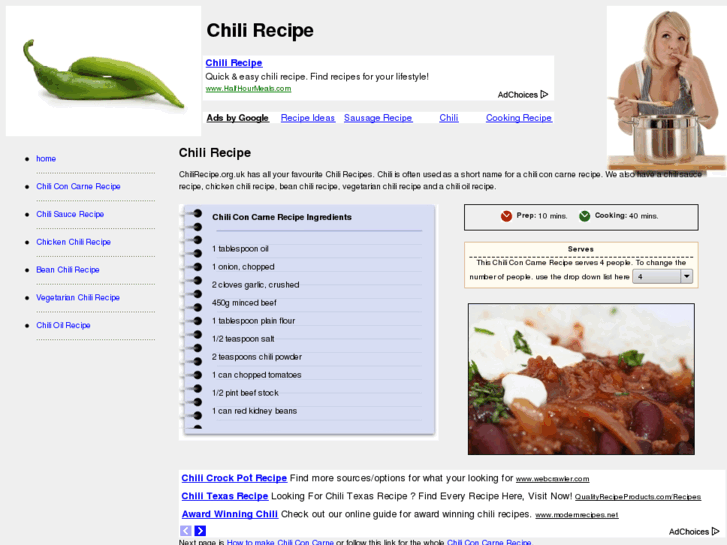 www.chilirecipe.org.uk