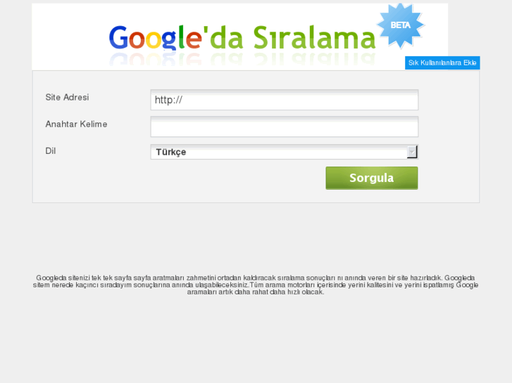 www.googledasiralama.com