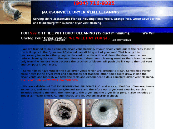 www.jacksonvilledryerventcleaning.com