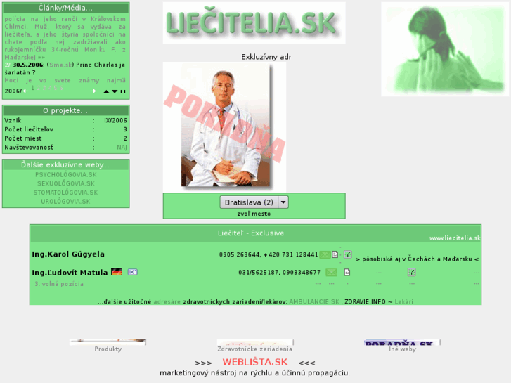 www.liecitelia.sk