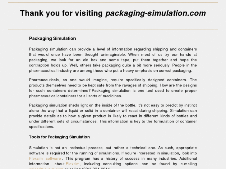 www.packaging-simulation.com