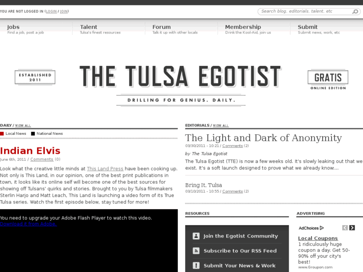 www.thetulsaegotist.com