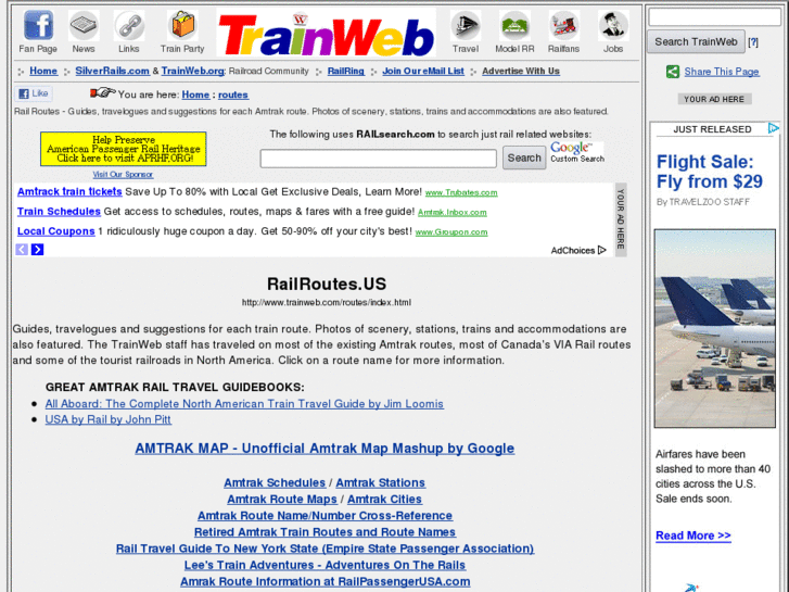 www.trainroutes.us