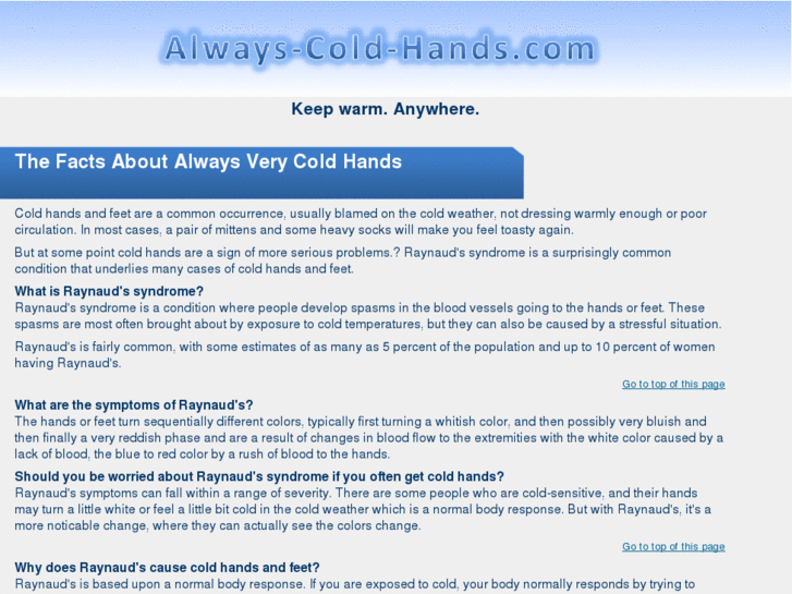 www.always-cold-hands.com