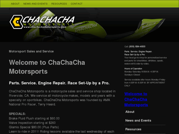 www.chachachamotorsports.com