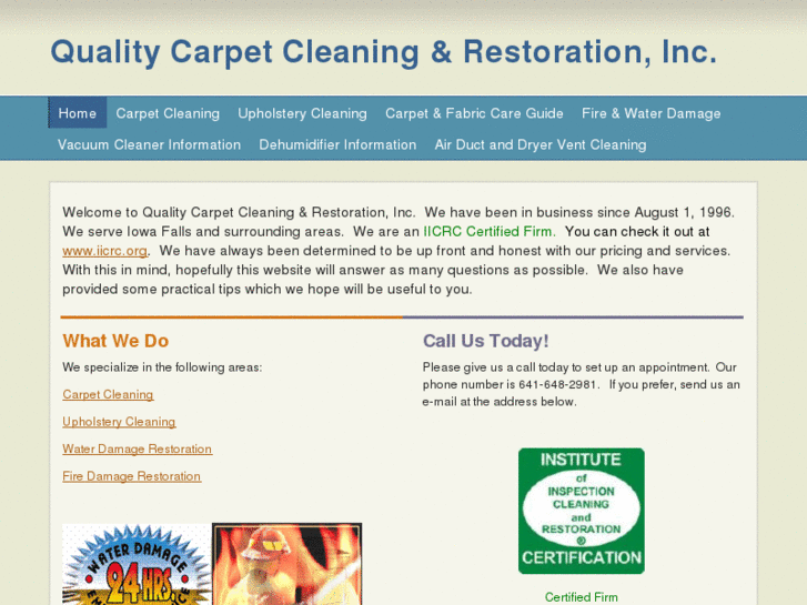 www.iowafallscarpetcleaning.com