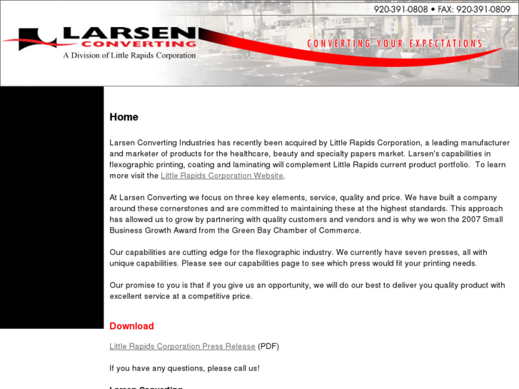 www.larsenconverting.com