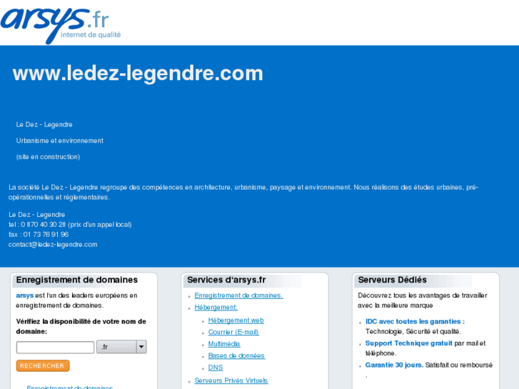 www.ledez-legendre.com