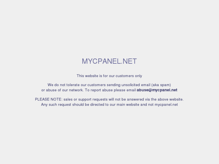 www.mycpanel.net