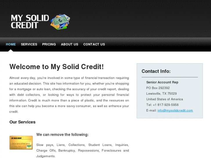 www.mysolidcredit.com