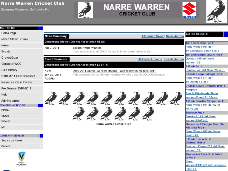 www.narrewarrencricket.com