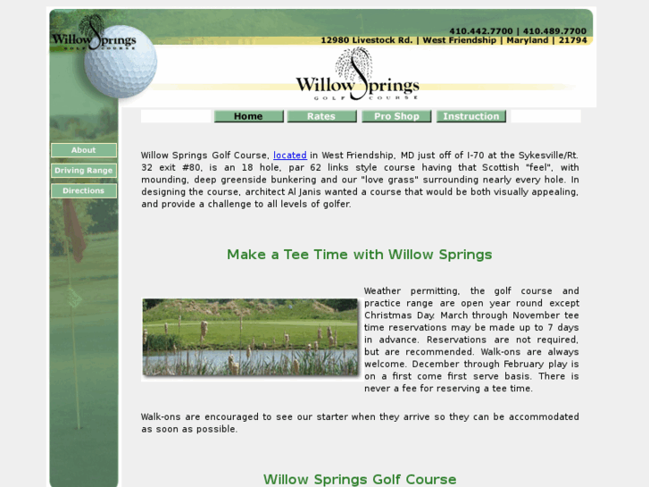 www.willowspringsgolfcourse.com