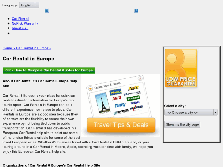 www.carrental8-europe.com