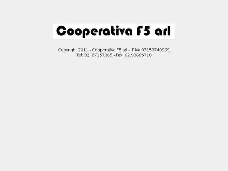 www.cooperativaf5.it