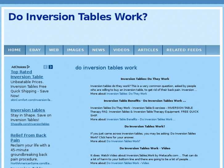 www.doinversiontableswork.com