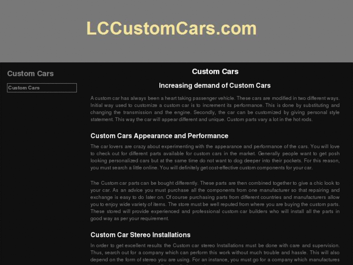 www.lccustomcars.com