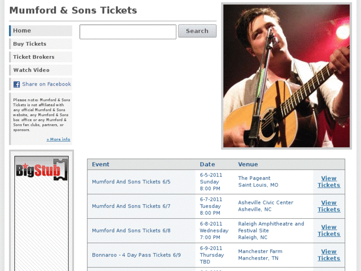 www.mumfordsonstickets.com