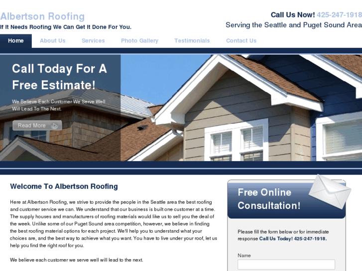 www.albertsonroofing.com