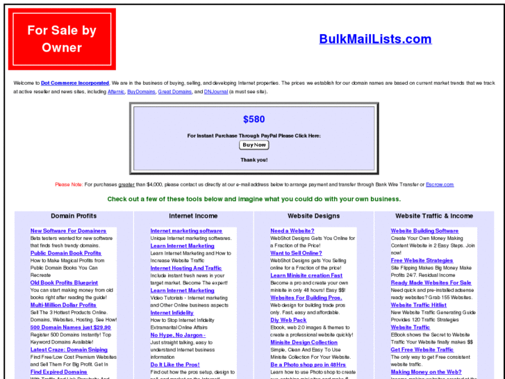 www.bulkmaillists.com