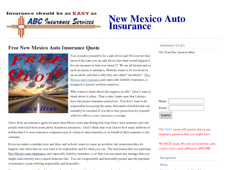 www.buynewmexicoautoinsurance.com