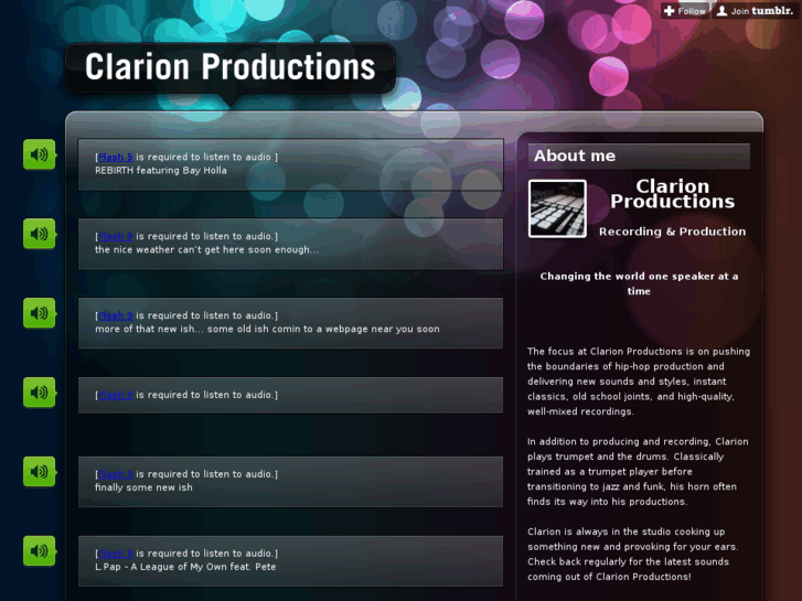 www.clarionproductions.com