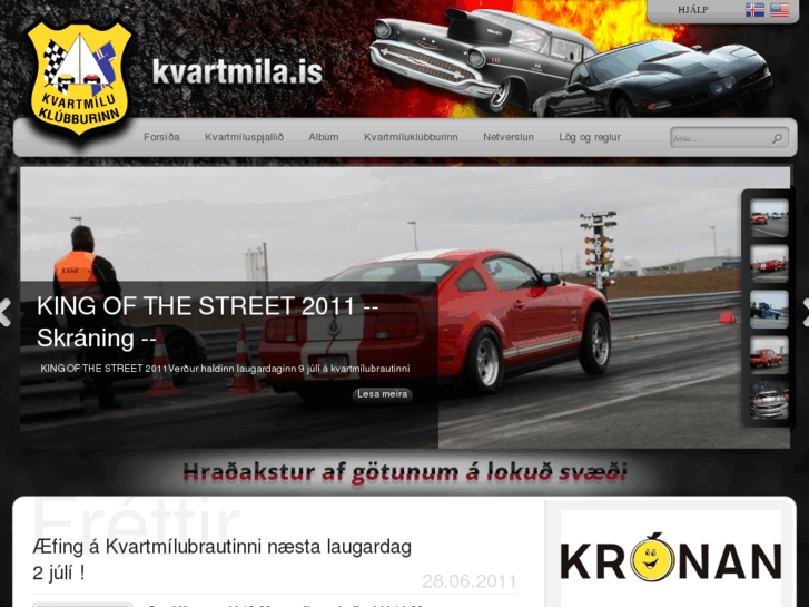 www.kvartmila.is