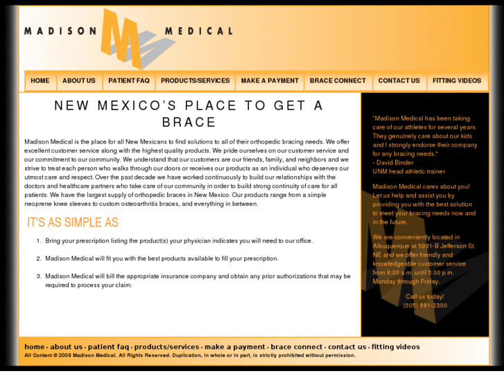 www.madisonbrace.com