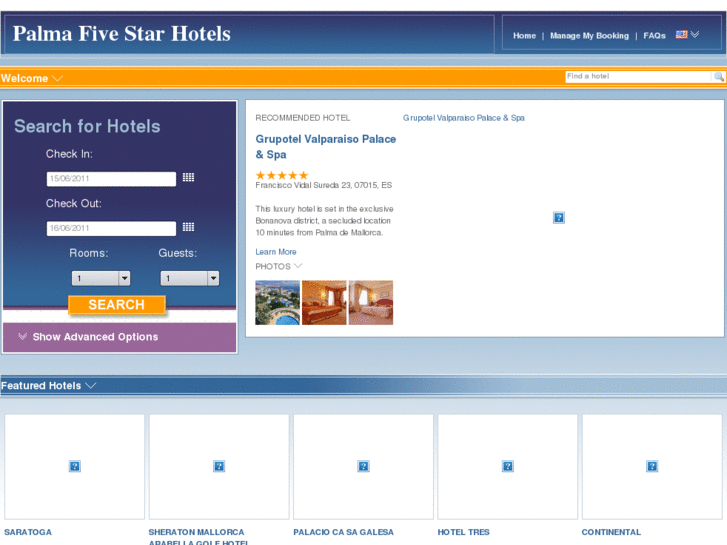 www.palmafivestarhotels.com