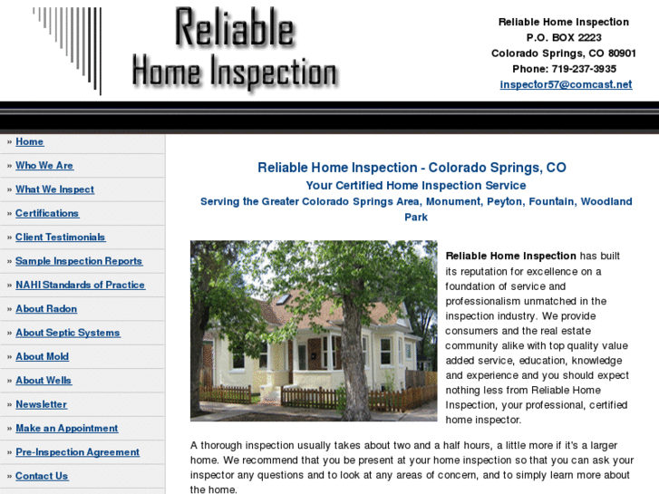 www.reliablehomeinspector57.com